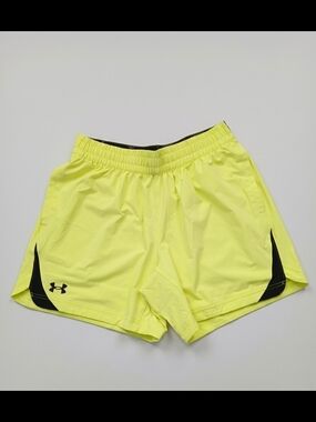 Under Armour Men's Large Neon Yellow Performance Shorts